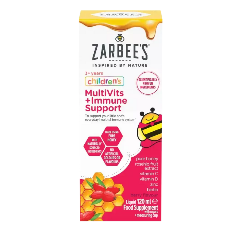 Zarbee’s Children’s MultiVits + Immune Support Liquid 120ml