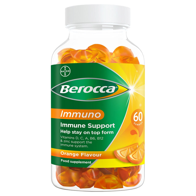Berocca Immuno Orange Flavour 60 Gummies