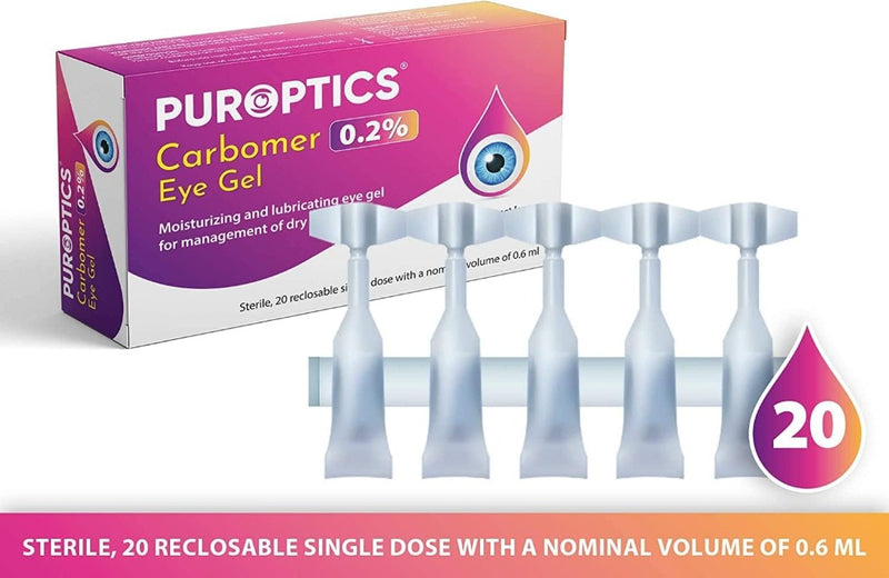 Puroptics Carbomer Eye Gel 0.2%  20 x 0.6ml
