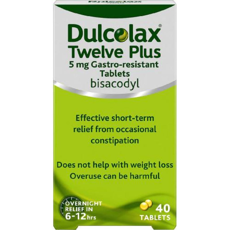 Dulcolax Twelve Plus Laxative Tablets Pack of 40