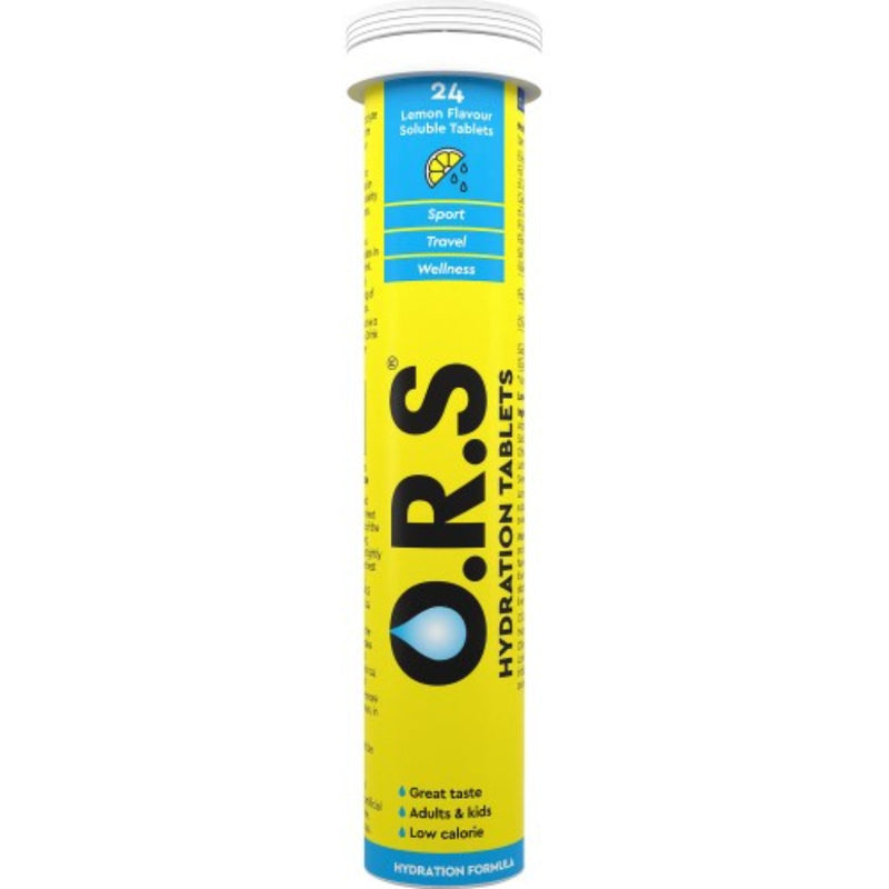 ORS Hydration Tablets Lemon Tubes Of 24