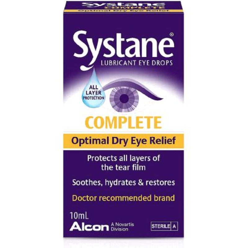 Systane Complete Lubricating Eye Drops for dry eyes 10ML