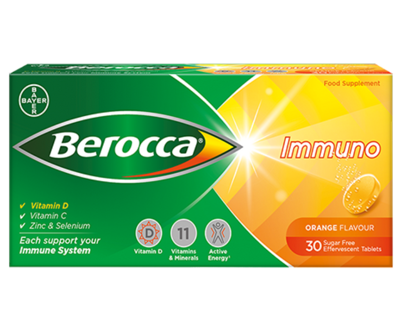 Berocca Immuno Effervescent 30 Tablets