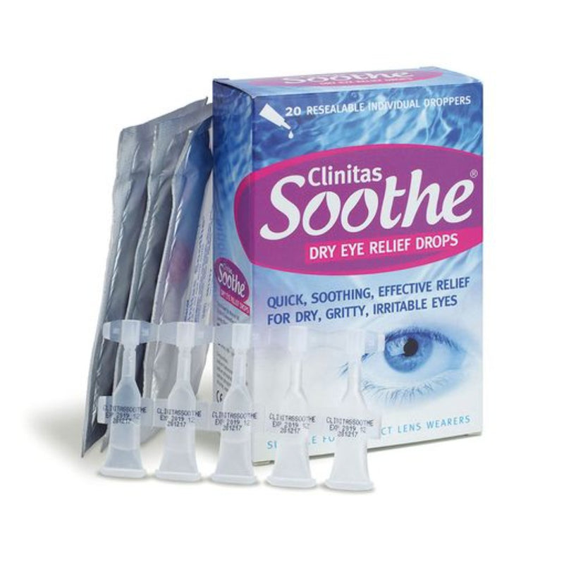 Clinitas Soothe 0.4 % Eye Drops 20 x 0.5ml Vials