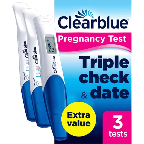 Clearblue Ultra Early Triple Check Pregnancy Test Combo Pack 3 Tests