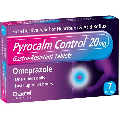 Pyrocalm Control Gastro-Resistant 20mg 7 Tablets