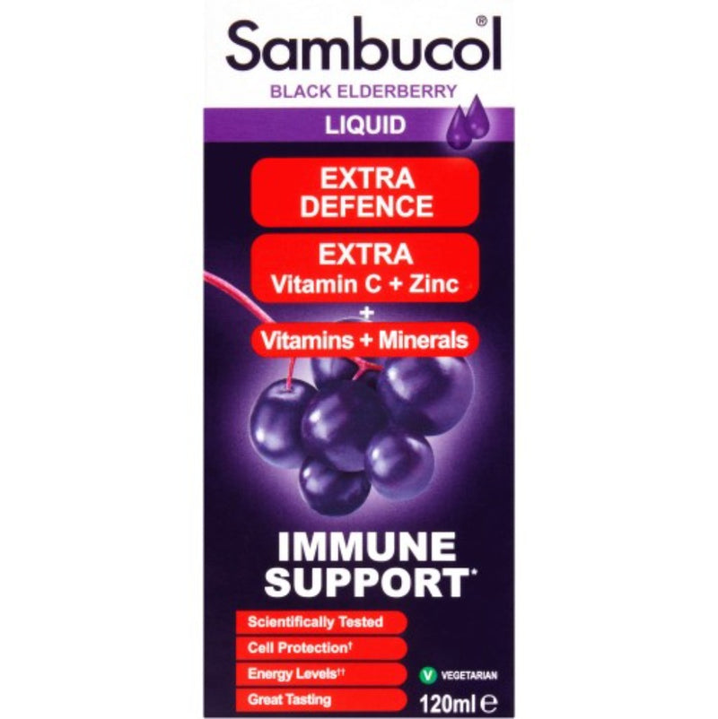 Sambucol Liquid Extra Defence Syrup 120ml