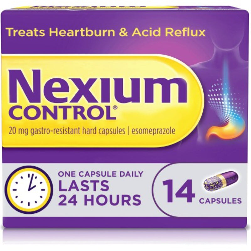 Nexium Control Gastro-Resistant Hard Capsules 20MG 14 Capsules
