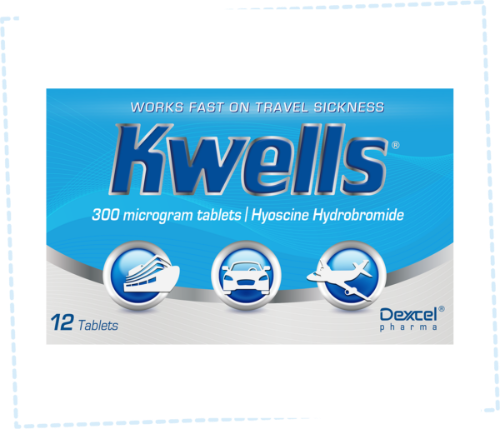 Kwells Adult Travel Sickness Tablets 300mcg 12 Tablets
