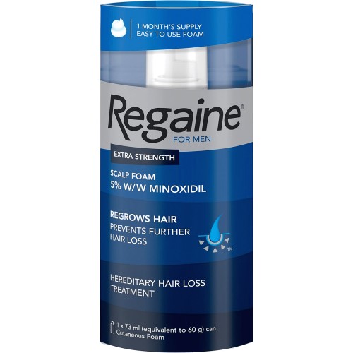 Regaine Extra Strength Hair Regrowth Scalp Foam 5% Cutaneous Foam 73ml