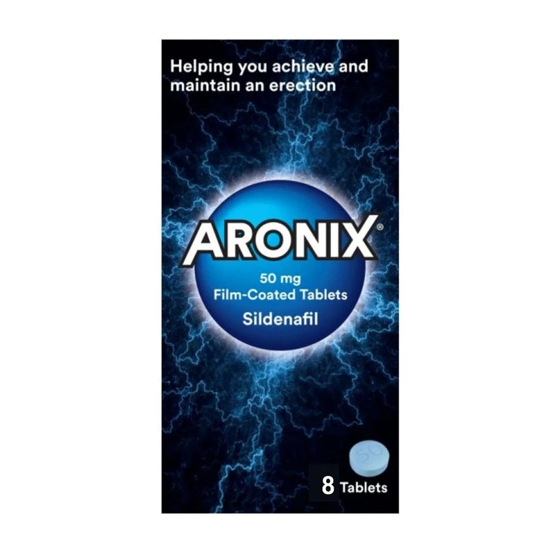 Aronix sildenafil 50mg Tablets Pack of 8