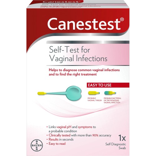 Canesten Self-Test for Vaginal Infections Thrush & BV Screening 1 Test