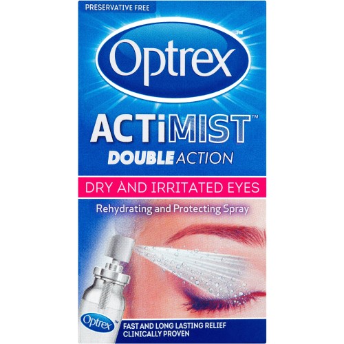 Optrex ActiMist Double Action Spray for Dry & Irritated Eyes 10ml