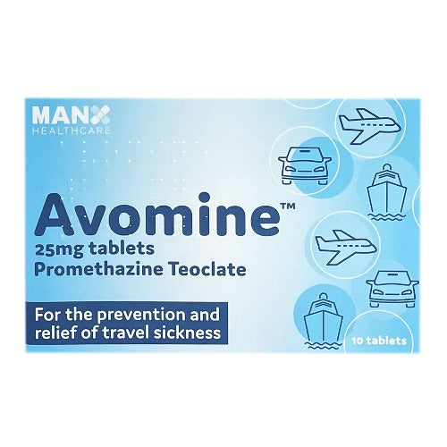 Avomine Tablets 25mg 10 Tablets