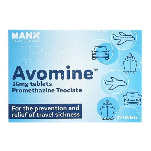 Avomine Tablets 25mg 28 Tablets