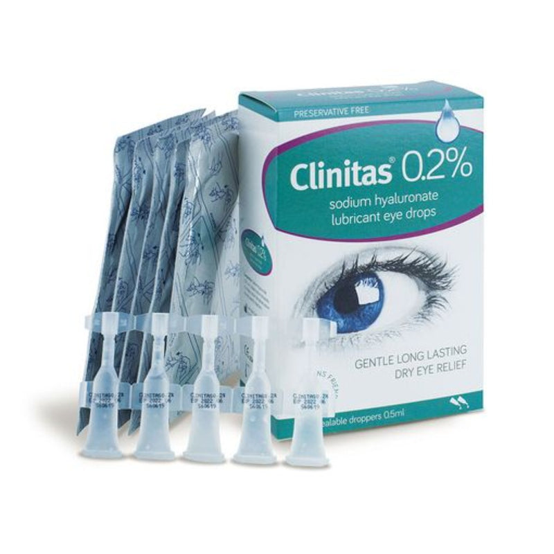 Clinitas 0.2% eye drops 30 x 0.5ml Vials