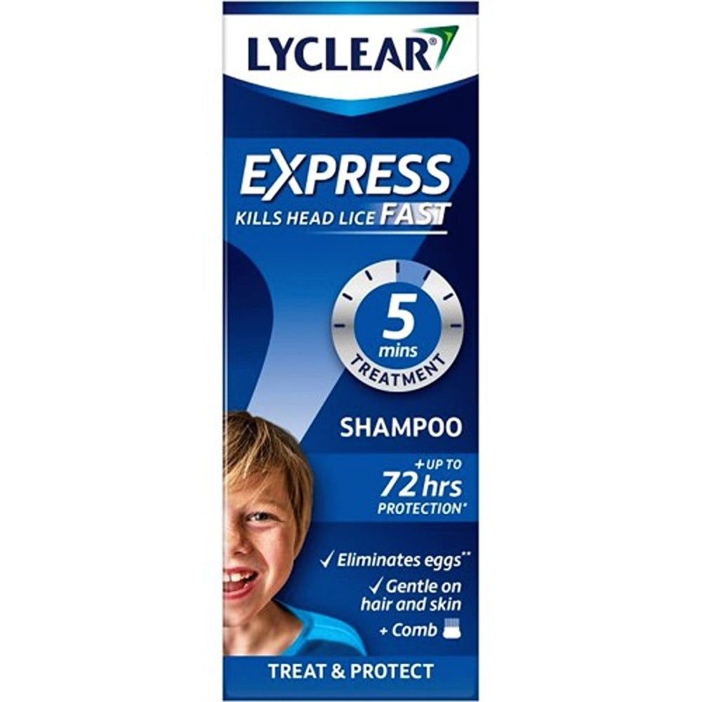 Lyclear Express Treat & Protect Extra Strong Head Lice Shampoo 200ML pharmacysaver