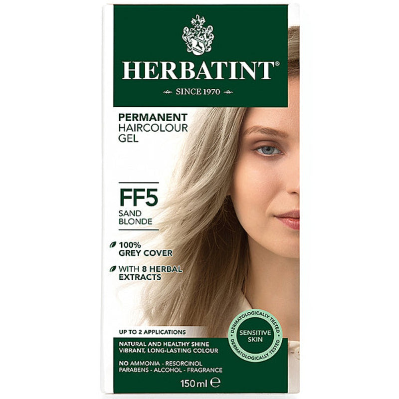 Herbatint Permanent Herbal Hair Colour FF5 SAND BLONDE 150ml