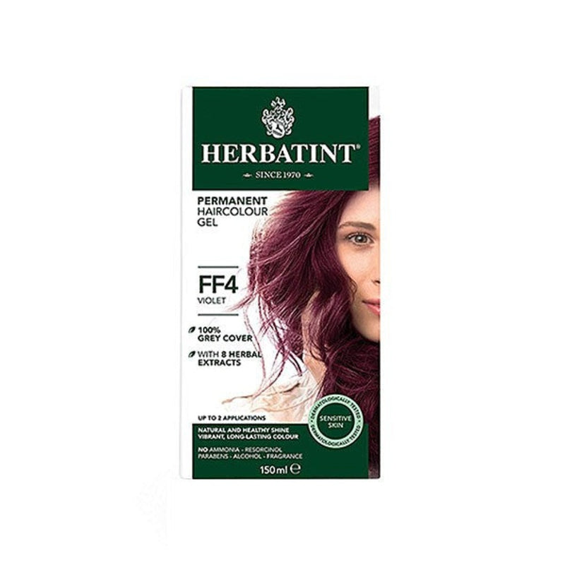 Herbatint Permanent Herbal Hair Colour FF4 VIOLET FLASH FASHION 150ml