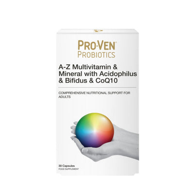 ProVen Probiotics A-Z Multivitamin + Mineral + CoQ10 - 30 Capsules