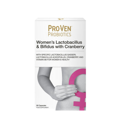 ProVen Probiotics Womens Acidophilus + Bifidus with Cranberry - 30 Capsules