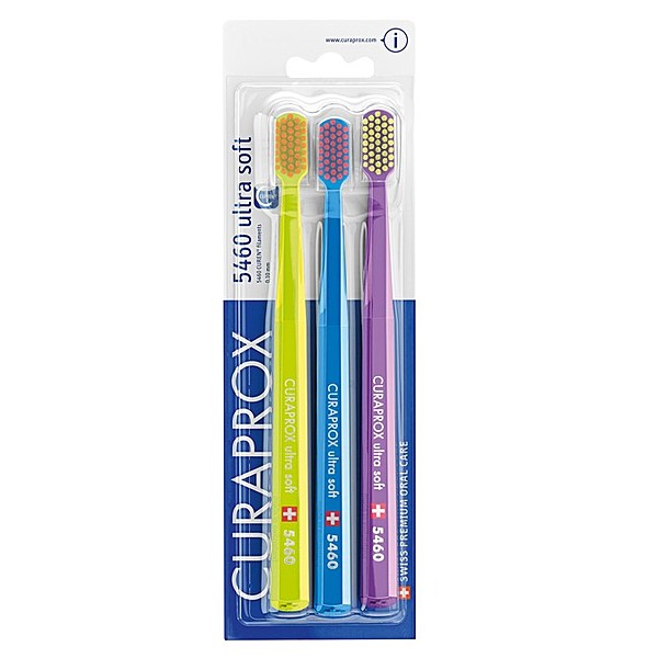 Curaprox CS5460 Toothbrush  3 Pack ( Random Colour )