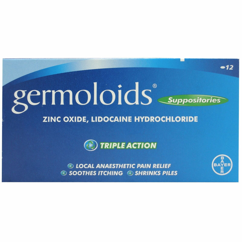 Germoloids Suppositories 12s