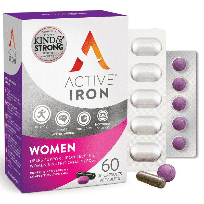 Active Iron For Women 60 Capsules