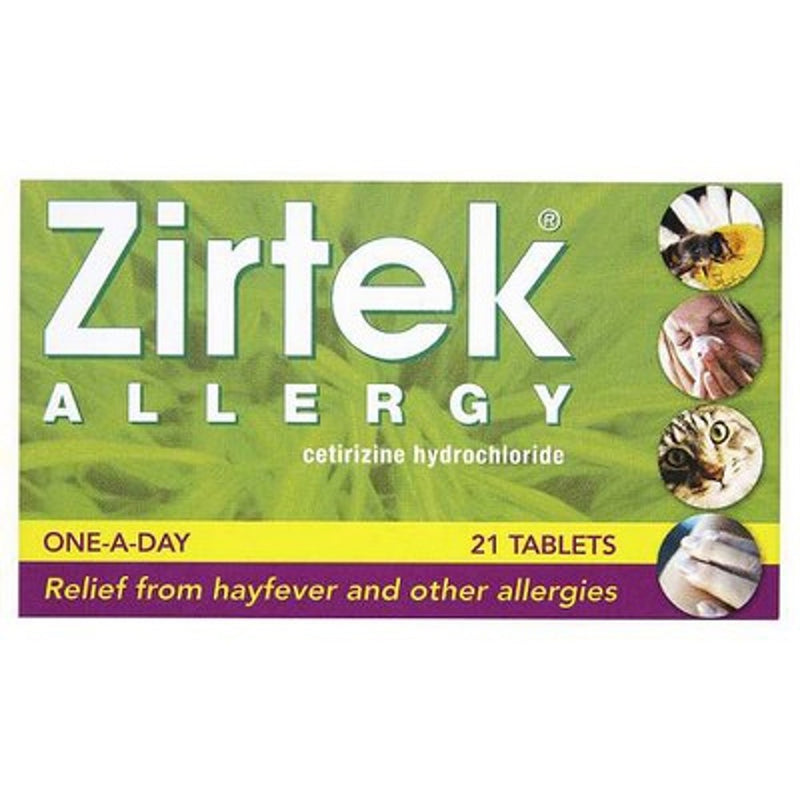 Zirtek Allergy 21 Tablets