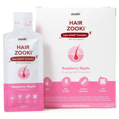 Zooki Hair Lipo-shield Complex Raspberry 30 Sachets