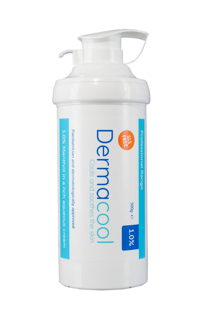 Dermacool Menthol Aqueous Cream 1% 500g Pump