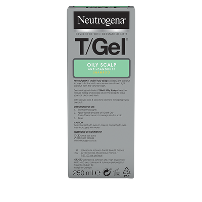 Neutrogena T/Gel Anti-Dandruff Shampoo for Oily Hair and Scalp 250ml