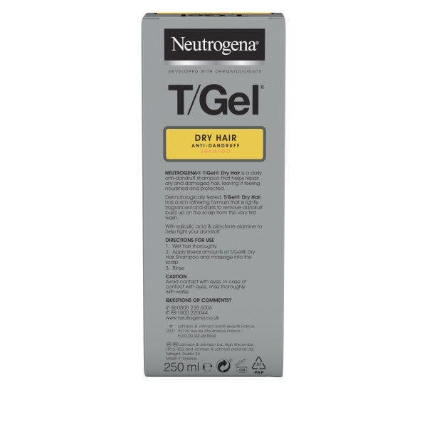 Neutrogena T/Gel Dry Hair Anti-Dandruff Shampoo 250ml