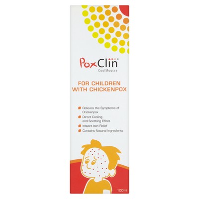 PoxClin Cool Mousse Chicken Pox Treatment for Children 100ml