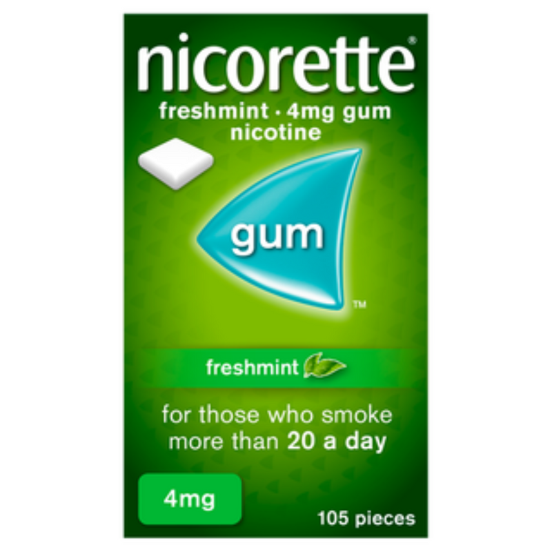 Nicorette Chewing gum 4mg Freshmint 105s
