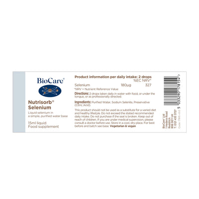 Biocare Nutrisorb Selenium 15ml