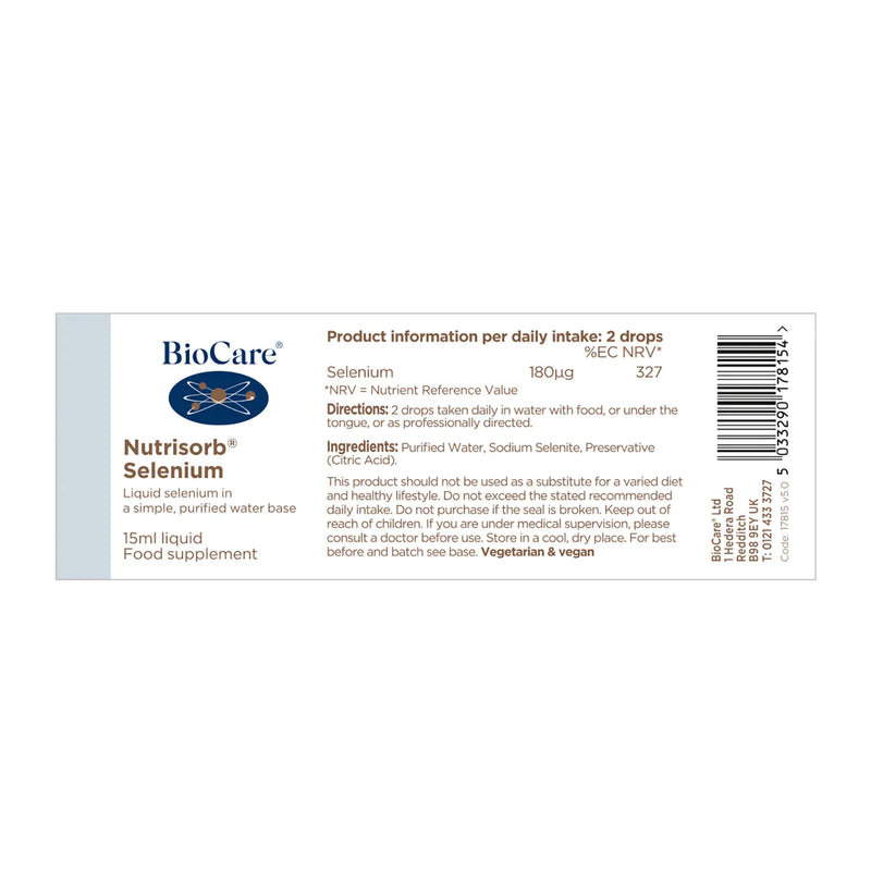 Biocare Nutrisorb Selenium 15ml