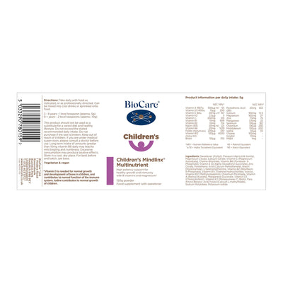 Biocare Children's Mindlinx Multinutrient 150g