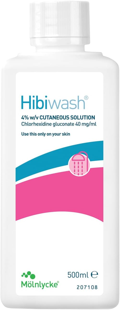 Hibiwash Antimicrobial Wash for Pre-And-Post Operative Care 500Ml