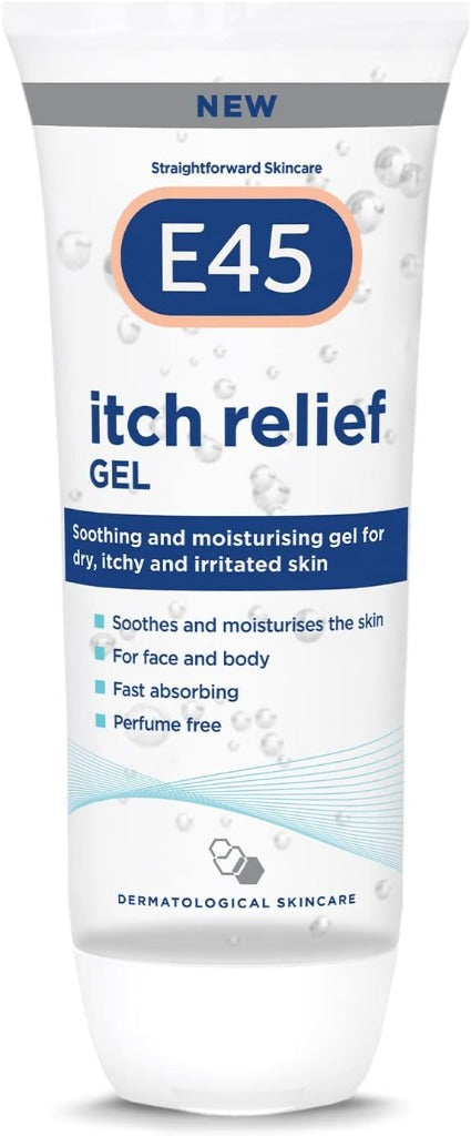 E45 Itch Relief Gel for Itchy Irritated & Eczema Prone Skin 100ml