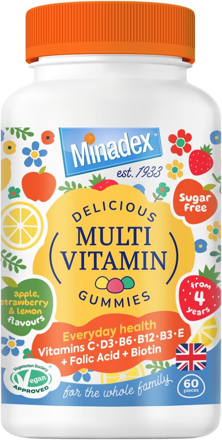 Minadex Multivitamin Gummies - 60 Gummies