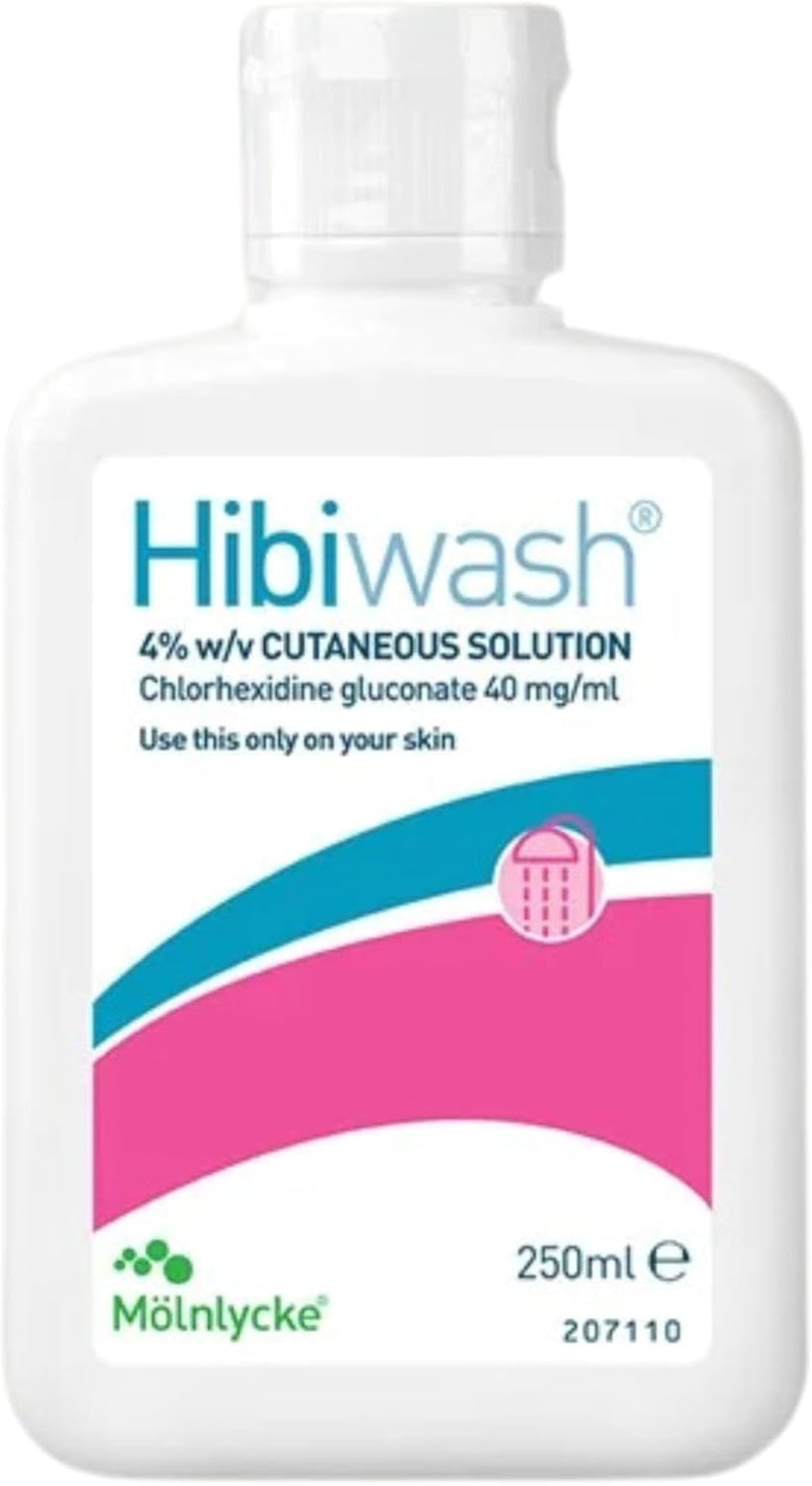 Hibiwash Antimicrobial Wash for Pre-And-Post Operative Care 250ml