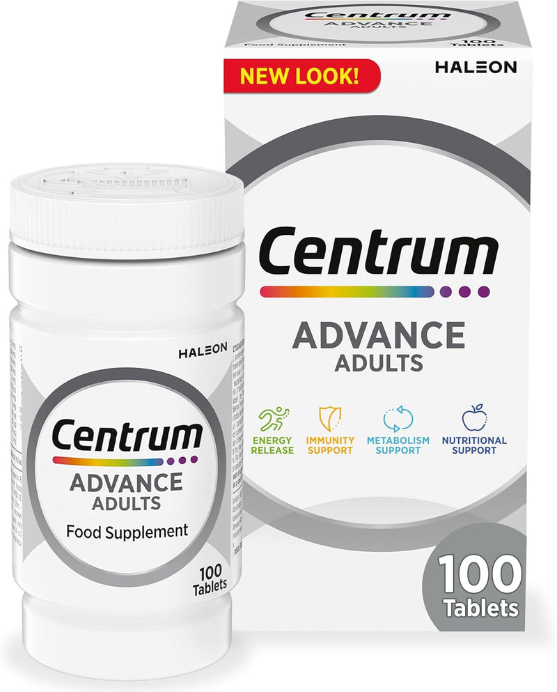 Centrum Advance Immunity Multivitamins Vitamin D & C Tablets 100 Tablets