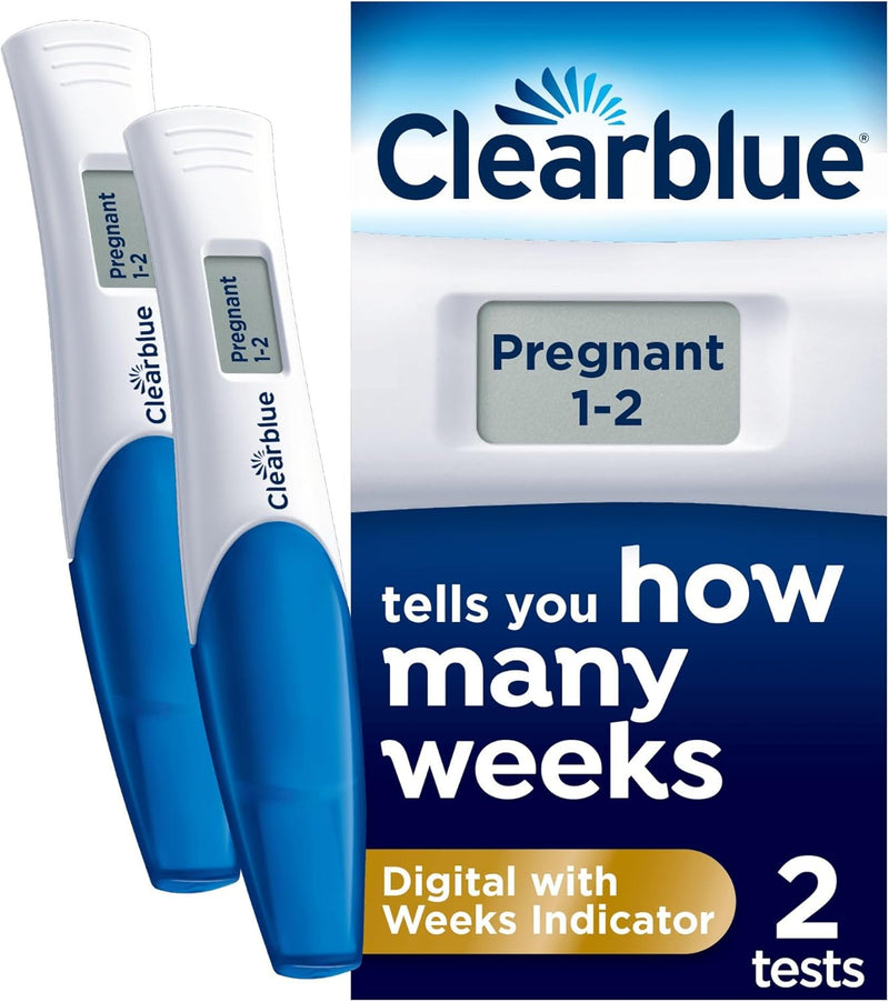 Clearblue Digital Pregnancy Test with Weeks Indicator 2 Tests