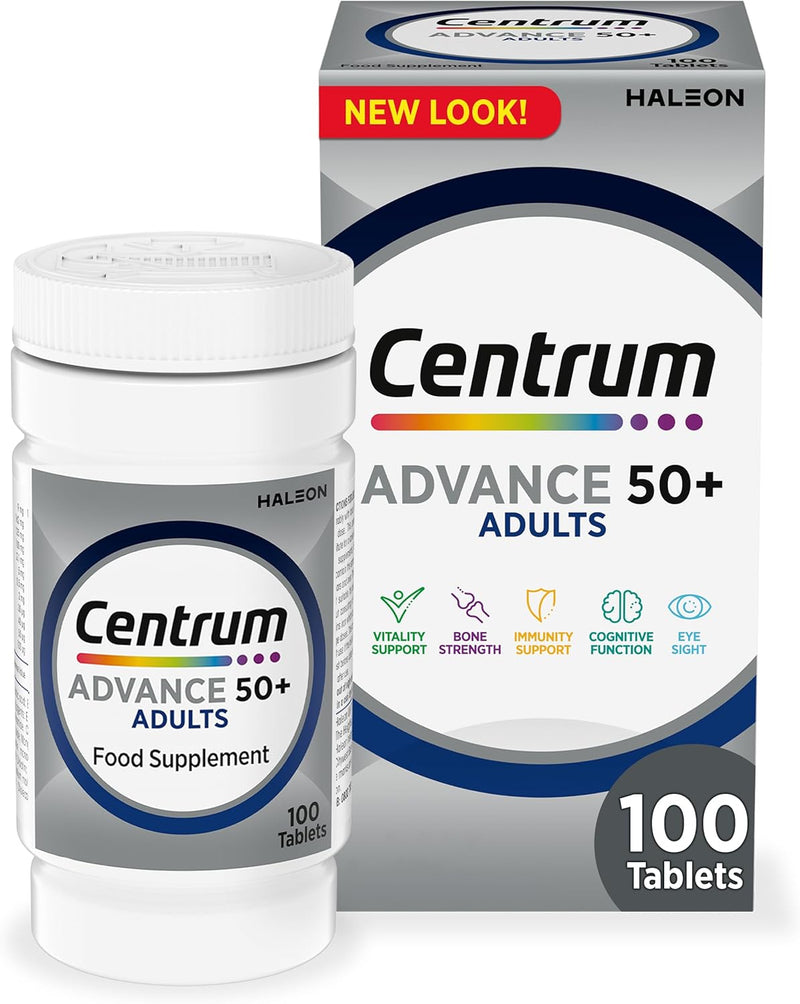 Centrum Advance 50+ Multivitamin 100 Tablets