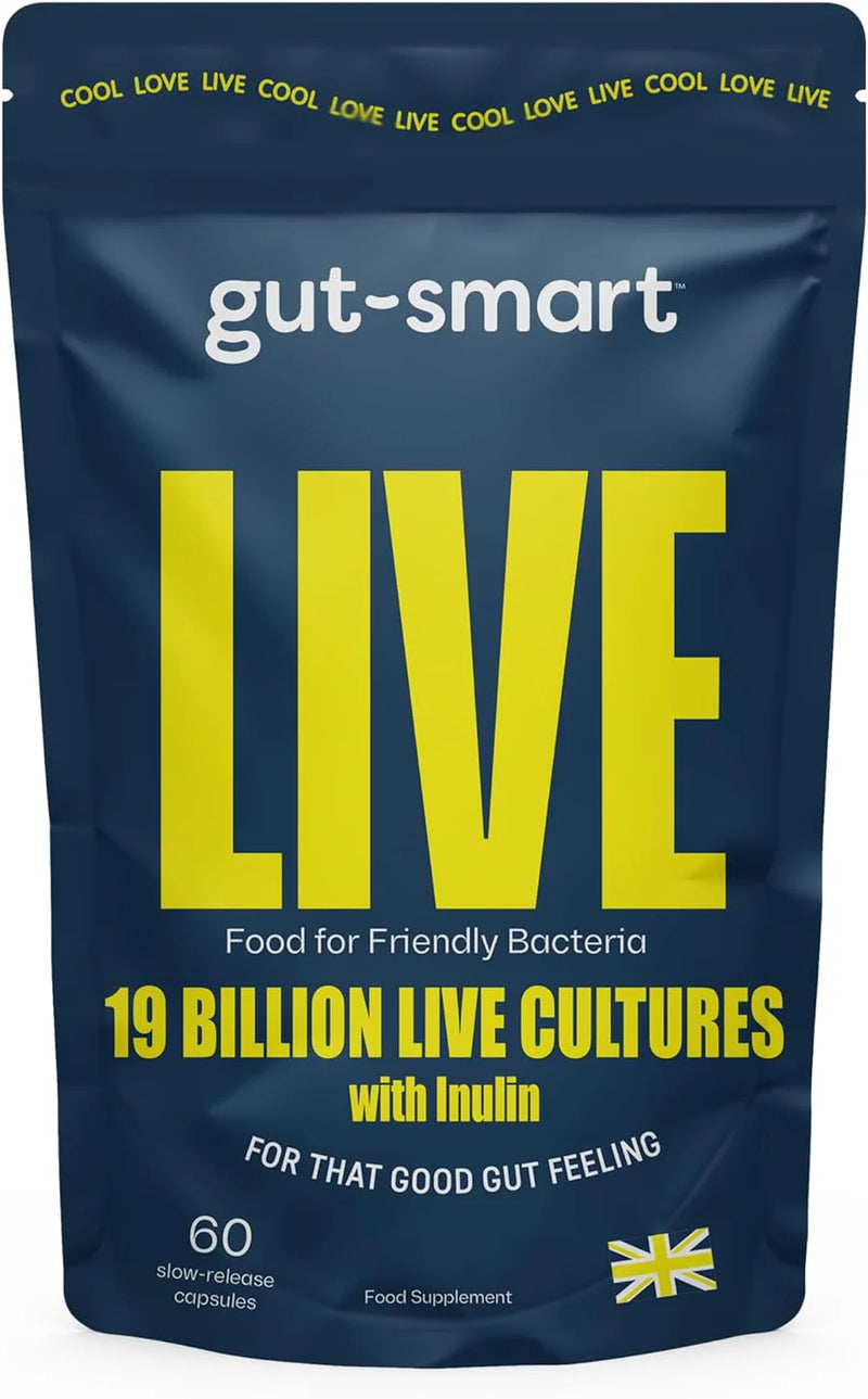 Gut-Smart LIVE Pre & Probiotic 60 Slow Release Capsules
