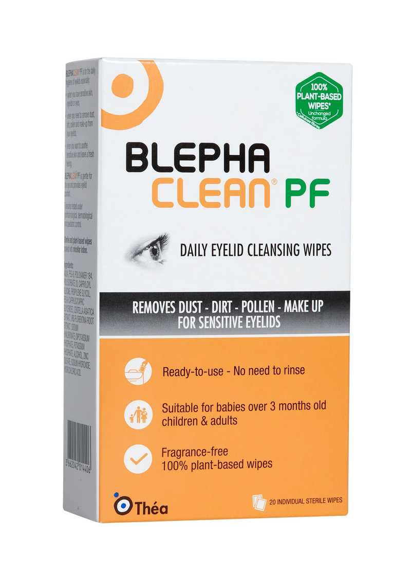 Blephaclean PF Sterile Eyelid Cleansing  20 Wipes