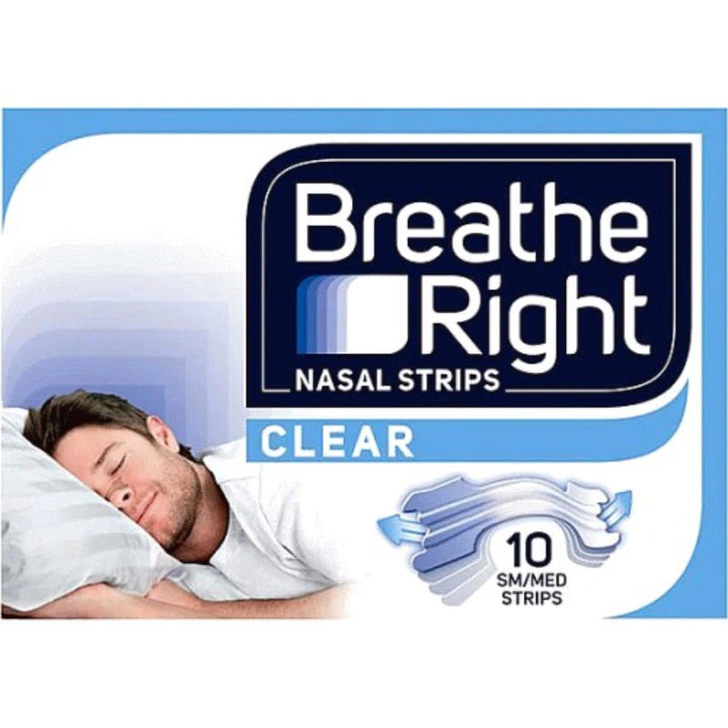 Breathe Right Nasal Strips Clear Small / Medium 10s
