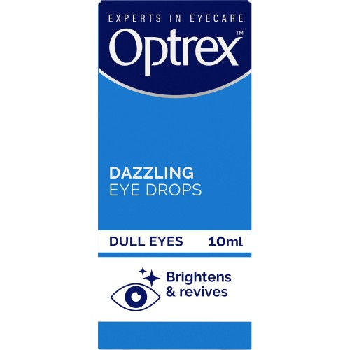 Optrex Dazzling Brightening Eye Drops for Dull Eyes 10ml