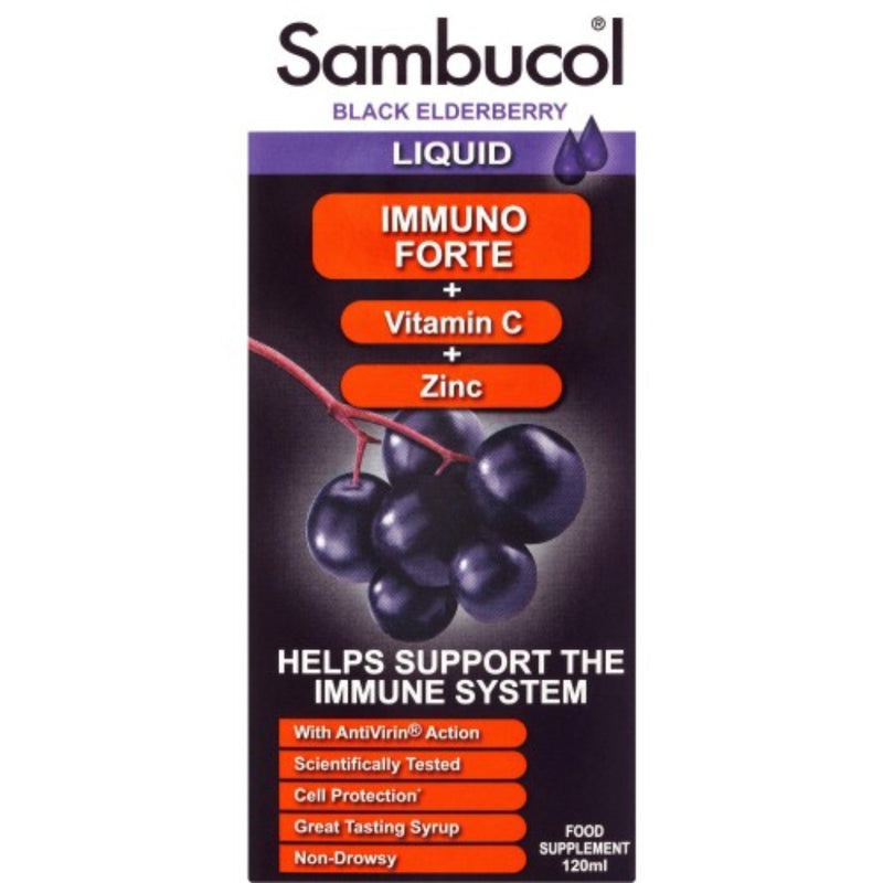 Sambucol Black Elderberry Immuno Forte Liquid 120ml